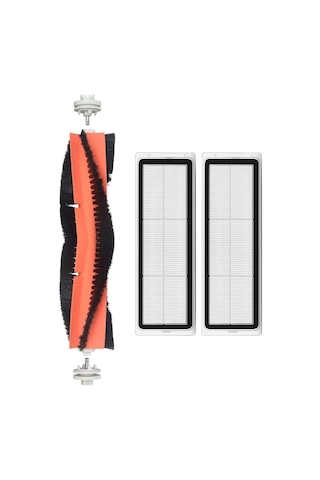 Xiaomi Mop 2 Pro+3D (KAMERALI-PLUS) Uyumlu Fırça Ve Filtre-3Parça