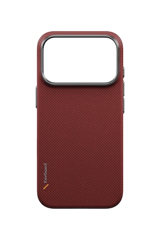 Apple iPhone Uyumlu 17 Pro Max Keva Edge Slim Karbon Kılıf Armaid Fiber Magsafe Özellikli Premium İnce Kapak Mürdüm