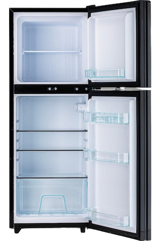 U-frigo 136 Lt 12-24v Marin/karavan Kompresörlü Buzdolabı Temperli Cam Kapak Limited Edition Siyah