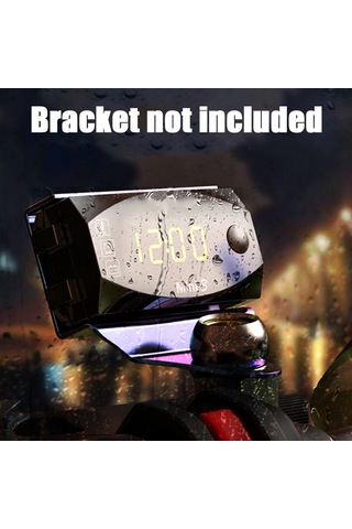 Lemestar 6v-30v Dc Led Voltmetre, Elektronik Saat Ve Termometre, Ip67 Su Geçirmez, Siyah, Kırmızı/mavi/yeşil Seçenekli