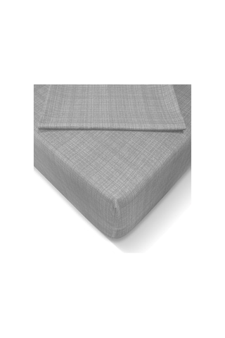 Lotus Tek Kişilik 100x200 Lastikli Çarşaf Takımı Gri