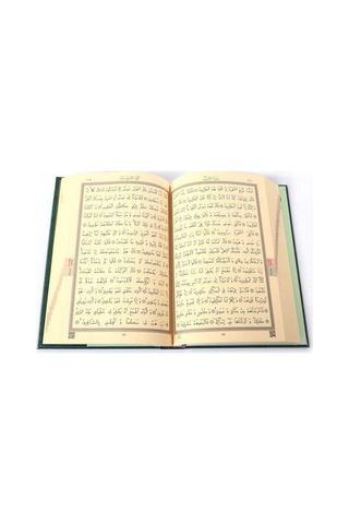 Hayrat Neşriyat Rahle Boy Kur'An-I Kerim 2 Renkli Yeşil Mühürl