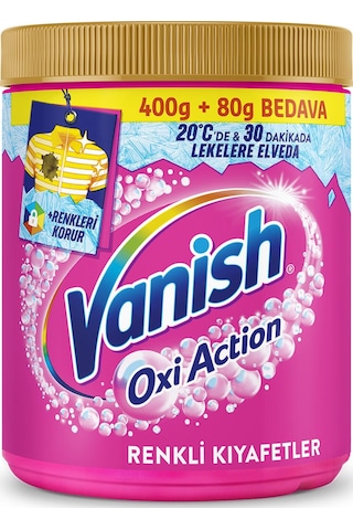 Kosla Multipower Renkliler için Toz Leke Çıkarıcı Deterjan Güçlendirici 480 G