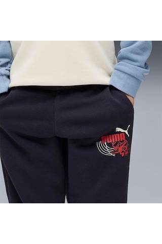 Puma Little Runners Çocuk Siyah Eşofman Altı Siyah