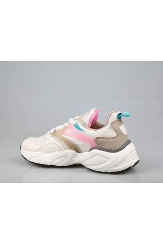 Jump 30905 Phlon Hafif Taban Bağcıklı Unisex Sneakers Bej Bej