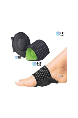 1 Çift Koşu Ark Pedleri Plantar Fasiit Terapi Ark, Topuk Ve Ayak İçin