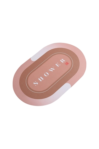 Dianziye 40x60 Cm Sarı Oval Banyo Paspası: Diatomit Köpük, Su Emici, Kaymazsız, Yumuşak, Makine Yıkama Uygun Sarı