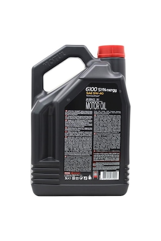 Motul 6100 Syn-Nergy 5W-40 Technosynthese Motor Yağı 4 x 5 L