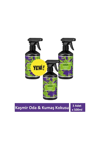 Oda Ve Kumaş Kokusu Kaşmir 3 Adet X 500 Ml Oda Ve Kumaş Kokusu Kaşmir 3 Adet X 500 Ml