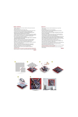 Yetişkin Boncuk Aktivite Seti Kurt -wolf Actıvıty Art Beads Ppa01-02