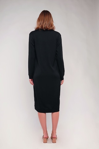 Gabria Ön Düğmeli Seul Uzun Hırka Siyah