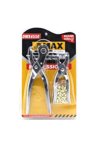 2li Set 6 Dişli Metal Kemer Delme Pensesi Perçin Pensesi Gold Perçin 12141078