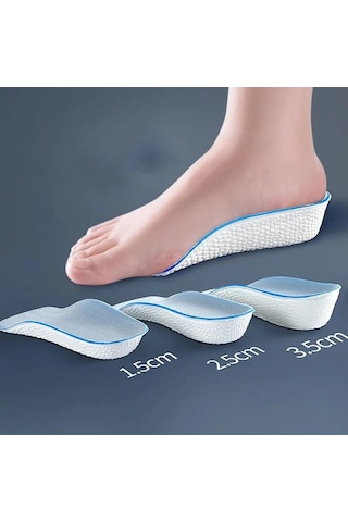 1,5 Cm Erkek Köpük Ortopedik Hava Yastıklı Ayakkabı İçi Boy Uzatıcı Topuk Yükseltici Tabanlık