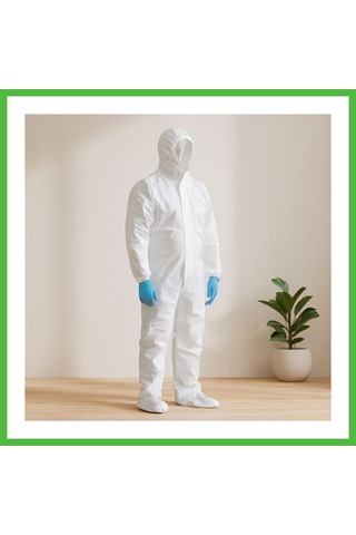 Vaveni Koruyucu Tulum Xl Non-woven Beyaz 179-187cm, 108-115cm Arz
