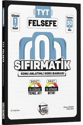 2027 Ders Platosu Tyt Felsefe Sıfırmatik Konu Anlatımlı Soru Bankası