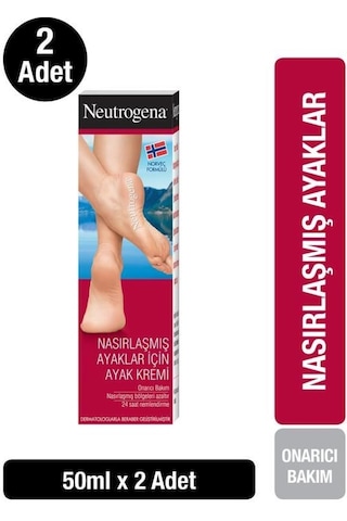Neutrogena Norveç Nasırlaşmış Ayaklar için Ayak Kremi 2 x 50 ML