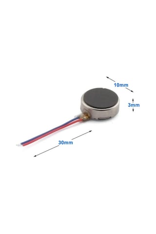 Titreşim Motoru 10mm 1027 12000 Rpm DC 2V/5V Küçük Telefon Oyuncak Saat