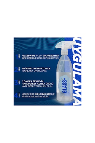 Gyeon Q²m Glass+ Plus Araç Cam Yağmur Kaydırıcı Su İtici Ve Temiz