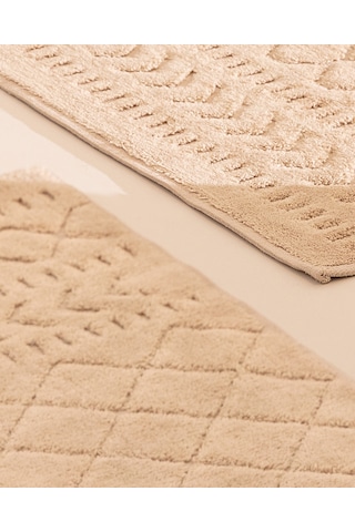 Madame Coco Panier Banyo Paspası - Bej - 60x100 Cm Bapa00000000092'li Büyük Boy Set-bej