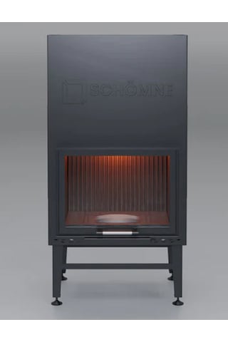 Schömne Elegance Düz Asansörlü Çelik Şömine Haznesi 70 Lik