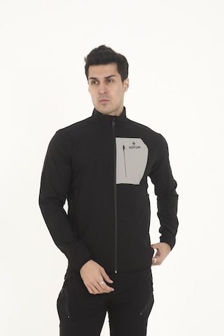 Camp Scoutland Camp255 Outdoor Tactical Su İticili Erkek Fermuarlı Taktik Sweatshirt Siyah