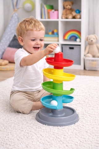 Top Yuvarlama Kulesi Renkli Eğitici Dikkat Geliştirici Top Kaydırma Oyuncağı Top Yuvarlama Kulesi Renkli Eğitici Dikkat Geliştirici Top Kaydırma Oyuncağı