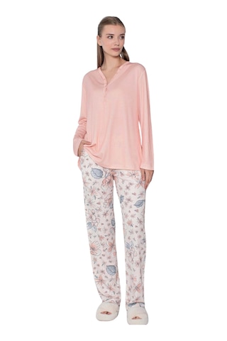 Limissi Desenli Malisa Pijama Takımı 24408 Yavru Ağzı