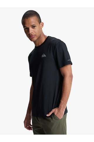 Quiksilver Quıksılver Caecılıan Erkek Anthracite - Solid T-shırt Eqyzt08292-11783 Siyah