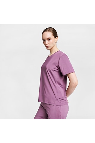 Lescon Kadın Antrenman Kısa Kol T-shirt 26b-2067 Vıolet