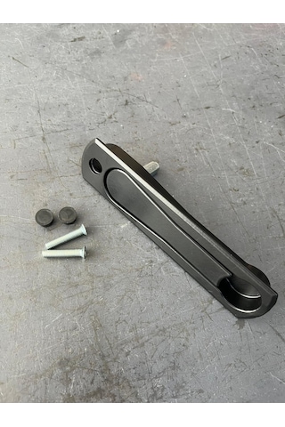 Siyah Alüminyum Sürme Gömme Gizli Kol