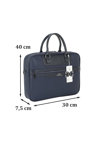 Case Club 2208 Evrak Çantası 15.6 İnç Laptop Bölmeli Omuz Askılı Busines Lacivert