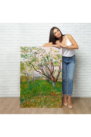 Miyrem^ Canvas Serie Vincent Van Gogh - Meyve Çiçekleri Tablosu-7450