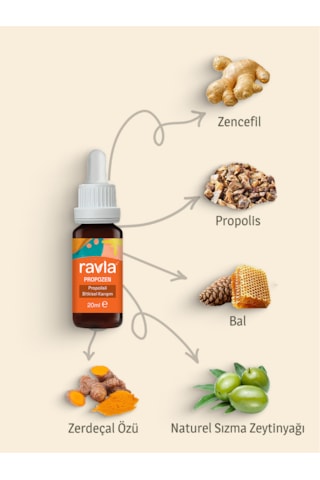 Ravla Propozen Propolisli Bitkisel Karışım - 20ml