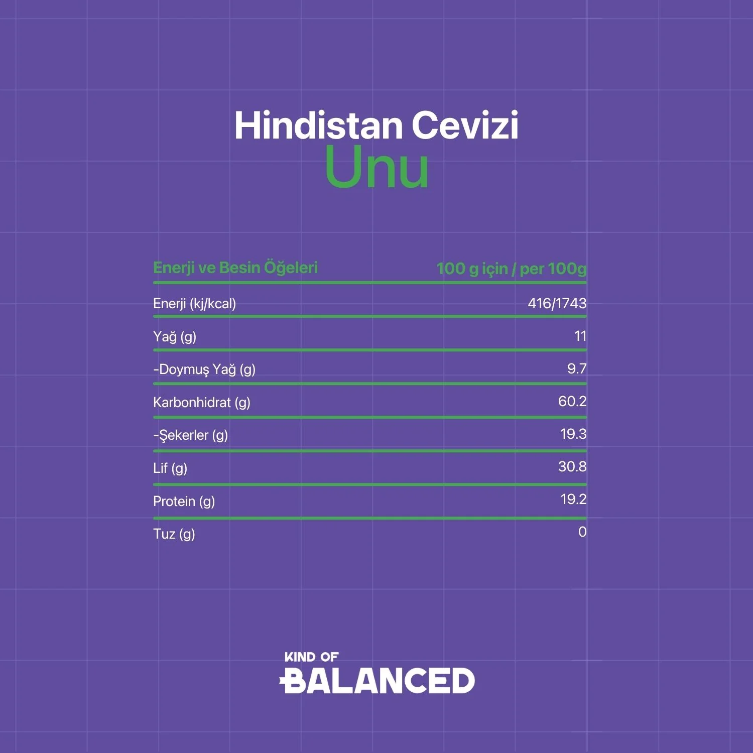 Hindistan Cevizi Unu 320 Gr