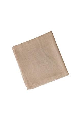 Enba Flamlı Yazma %100 Pamuk Nefes Alan Doğal Kumaş BEj