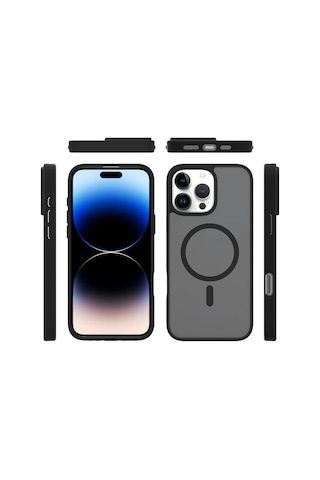 Joko Apple Uyumlu iPhone 16 Pro Kılıf Jota Seri Magsafe Kapak Siyah