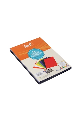 Sarff A4 Opak Pvc Sarı Cilt Kapağı 100 Lü Paket