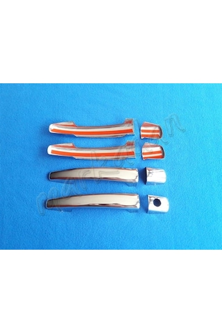 Peugeot 207 Krom Kapı Kolu 2006-2012 4 Kapı Paslanmaz Çelik