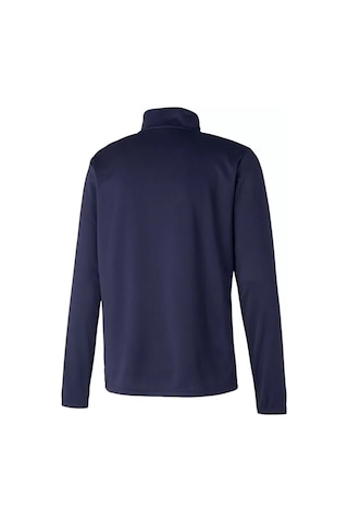 Puma Teamrise 1/4 Zip Top Erkek Futbol Antrenman Uzun Kollu Tişört Mavi