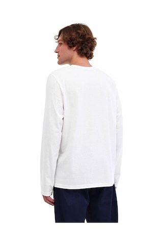 Kinetix Lumberjack Loen 14ljk-130-33 5pr Erkek Beyaz Uzun Kol T-shirt 102025427 Beyaz