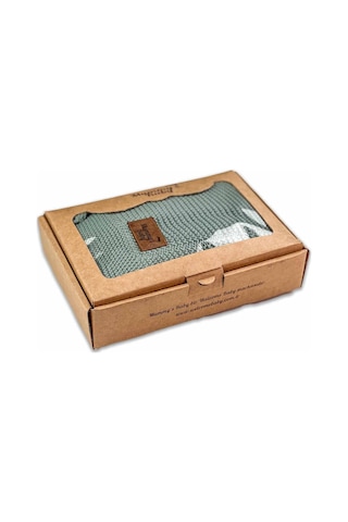 Mummy's Baby Organik Pamuk Battaniye 80x100 Yeşil