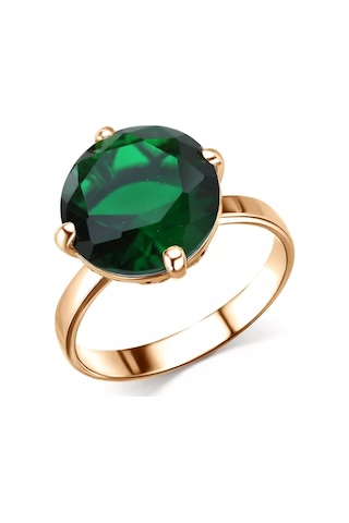 Gold Plaza Jewelry 925 Ayar Gümüş, Büyük Taşlı, Geniş Vintage Yüzük 179064805 Altın