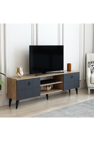 TV Sehpası Roma Atlantik Antrasit A01 160 cm