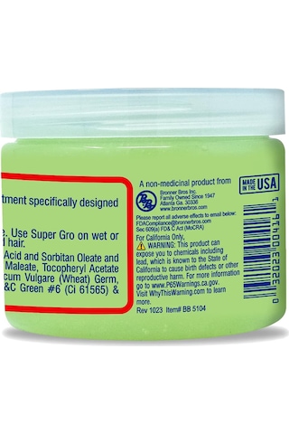 Bronner Bros Super Gro Extra Lite Vitamin E Saç Bakım Kremi 170gr