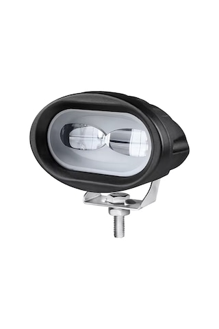 Led Spot Işık Ve Beyaz Projektör Lens Oval Çift Gözlü Led Off Road Lamba Motosiklet Ve İş Makinesi Projektörü 12v-85v