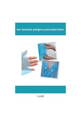 Kapüşonlu Tek Kullanımlık Yağmurluk Rüzgar Geçirmez Ve Suya Dayanıklı Çok Renkli