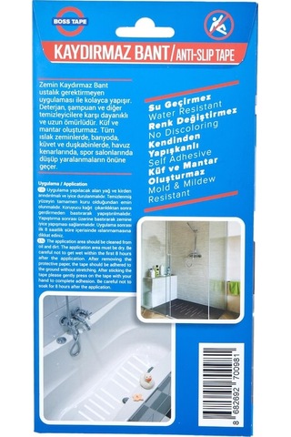 Banyo, Küvet, Duşakabin Zemin Yer Kaydırmaz Şerit