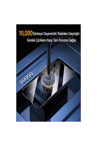 İphone 16e Uyumlu Anti Static Toz Tutmayan Çerçeveli Temperli Ekran Koruyucu Cam