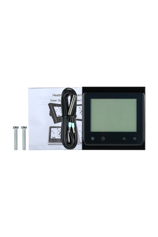 Padalink 16a Sıcaklık Kontrol Cihazı Bht-002gb Siyah: Zamanlama Özellikli, Lcd Ekranlı, Enerji Tasarruflu Zemin Isıtma Termostati