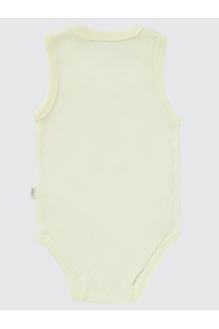 Civil Baby Kız Bebek Çıtçıtlı Badi 1-36 Ay Fildişi Fil Dişi